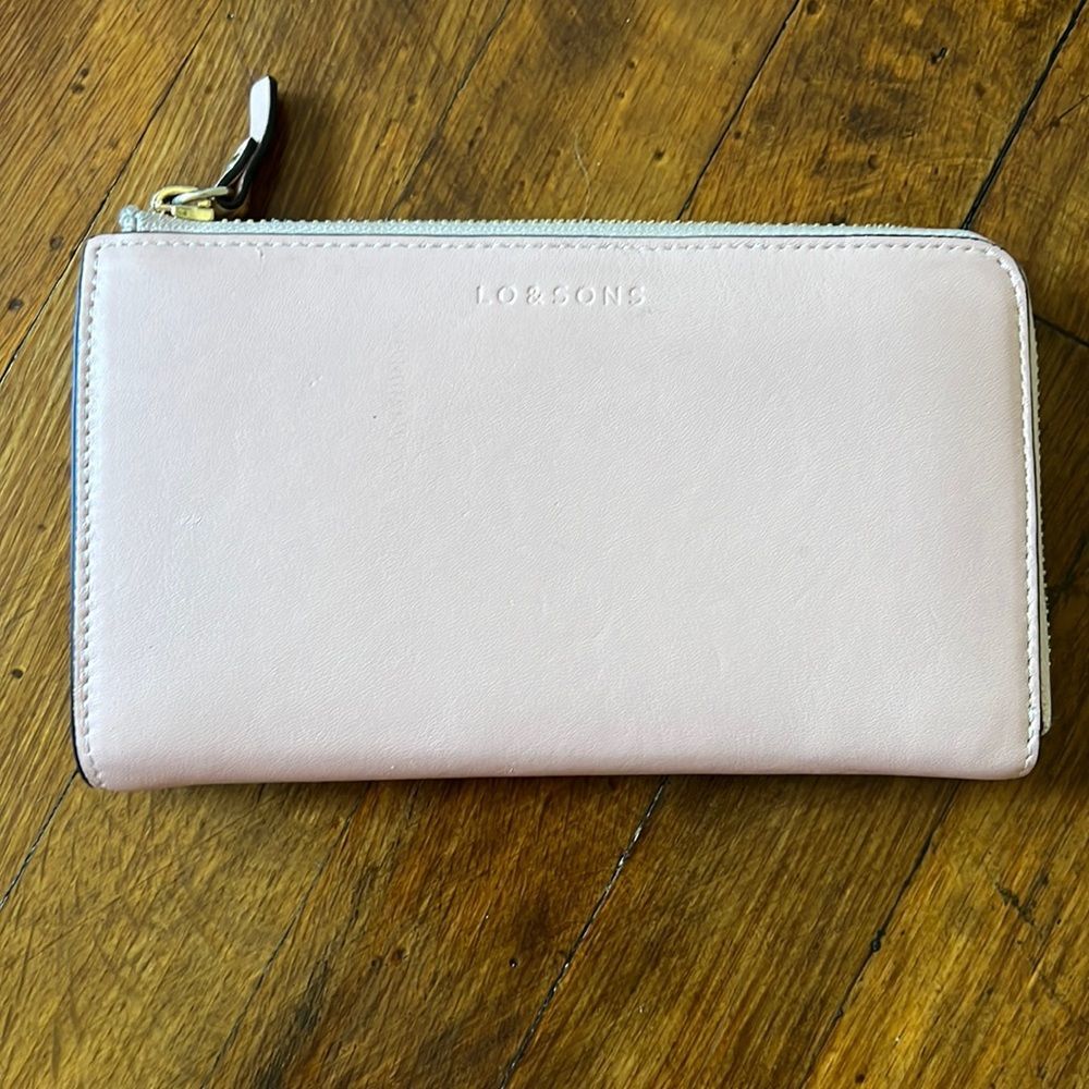 Lo & Sons Leather Blush Wallet